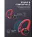 Wireless Earbud, Bluetooth Headphones 5.1 Sport Unique Earhooks, Wireless Earphones in Ear Noise Cancelling Mic Stereo Bass, 35H Playtime IPX7 Waterproof Headset for Workout Running Gym Android iOS