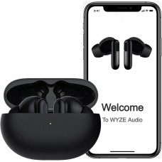 WYZE Earbuds Pro, 40 dB Active Noise Cancelling Wireless Earbuds, 6 Voice-Isolating Mics ANC Bluetooth Headphones, Bluetooth 5.0 Wireless Charging Alexa Built-in True Wireless Earbuds