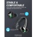 Wireless Earbud, Bluetooth Headphones 5.1 Sport Unique Earhooks, Wireless Earphones in Ear Noise Cancelling Mic Stereo Bass, 35H Playtime IPX7 Waterproof Headset for Workout Running Gym Android iOS