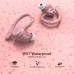 COMISO Wireless Earbuds, True Wireless in Ear Bluetooth 5.0 with Microphone, Deep Bass, IPX7 Waterproof Loud Voice Sport Earphones with Charging Case for Outdoor Running Gym Workout (Rose Pink)