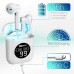 AIRPRO Wireless Earbuds Bluetooth with 36+ Hours Playtime - TWS True Pro Earbuds &amp; Charging Case, Display вЂ“ Waterproof in-Ear Headphones for All Devices, Running, Workout