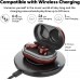 True Wireless Earbuds, Sabbat E16 Bluetooth 5.2 Headphones with Immersive HiFi Stereo Sound, APTX Deep Bass CVC8.1 Noise Cancelling Built-in Mic TWS Ear Buds Headset with Game Mode Wireless Charging